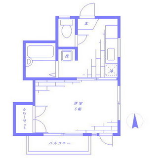 東京都北区田端１丁目 賃貸マンション 1K