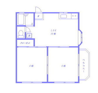 東京都文京区千駄木４丁目 賃貸アパート 2LDK