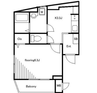 東京都文京区千駄木４丁目 賃貸マンション 1K