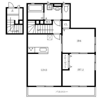 東京都文京区千駄木３丁目 賃貸アパート 2LDK